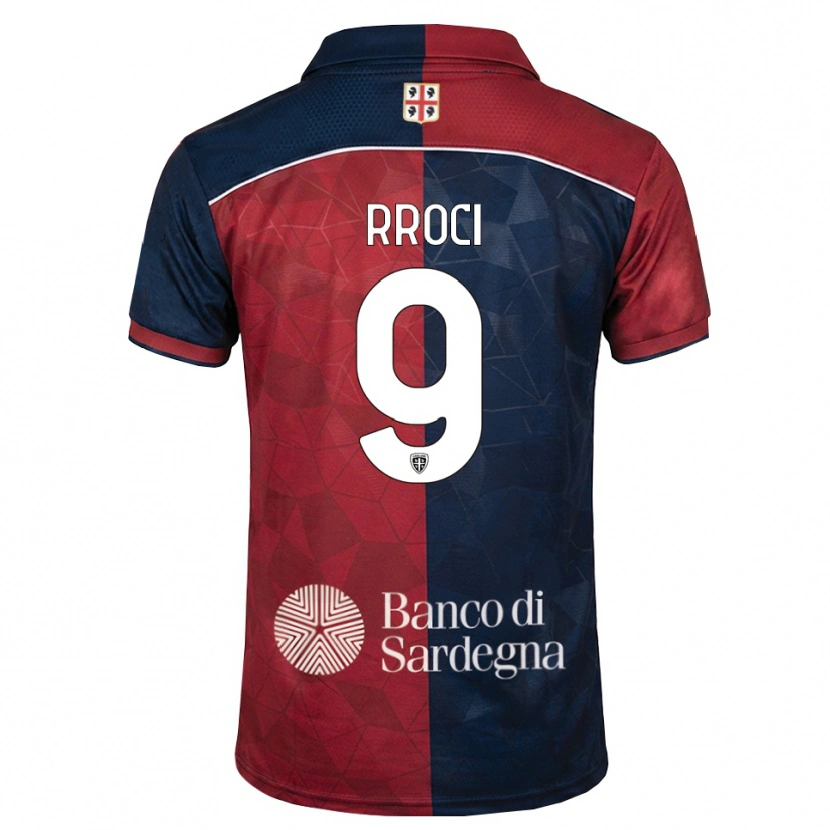 Danxen Herren Kevin Rroci #9 Burgund Rot Königsblau Heimtrikot Trikot 2026/27 T-Shirt