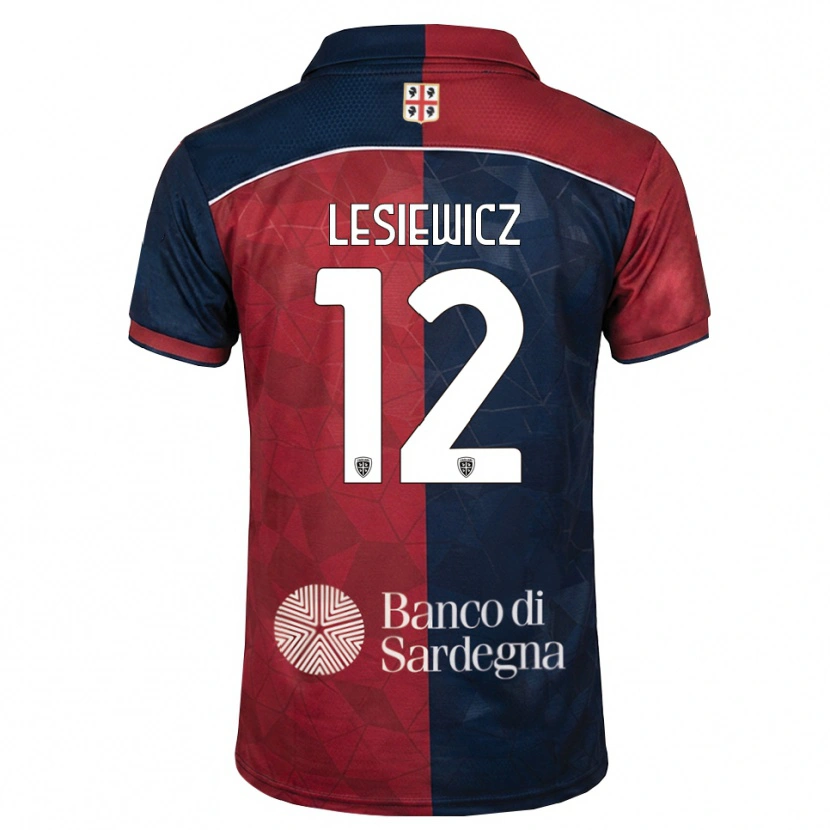 Danxen Herren Mateusz Lesiewicz #12 Burgund Rot Königsblau Heimtrikot Trikot 2026/27 T-Shirt