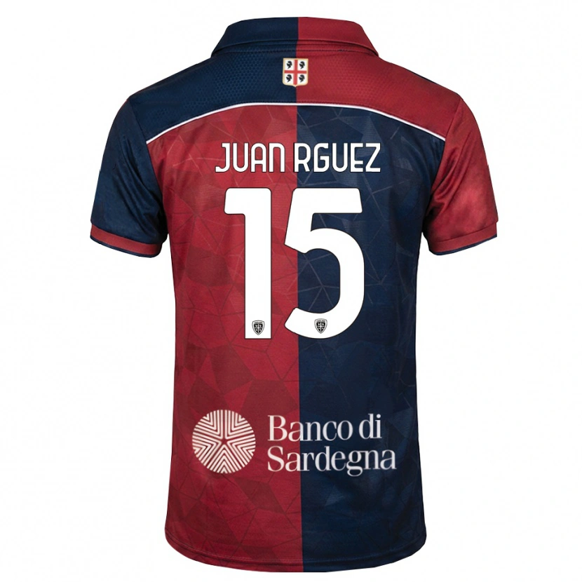Danxen Herren Juan Rodríguez #15 Burgund Rot Königsblau Heimtrikot Trikot 2026/27 T-Shirt