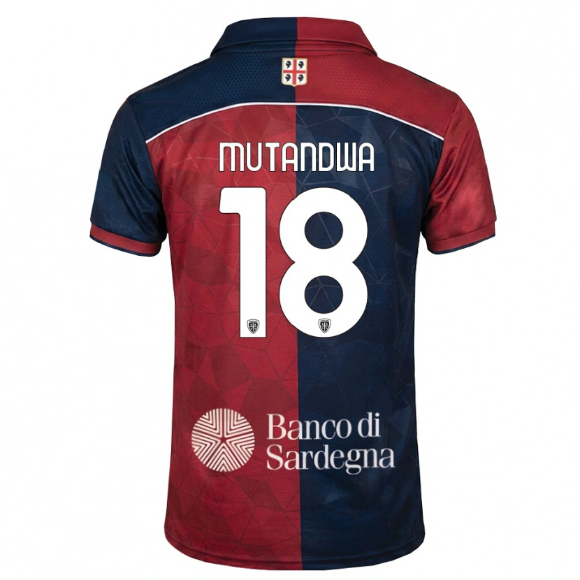 Danxen Herren Kingstone Mutandwa #18 Burgund Rot Königsblau Heimtrikot Trikot 2026/27 T-Shirt