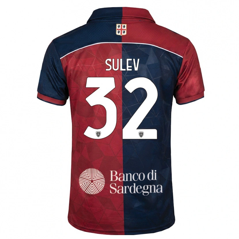Danxen Herren Ivan Sulev #32 Burgund Rot Königsblau Heimtrikot Trikot 2026/27 T-Shirt