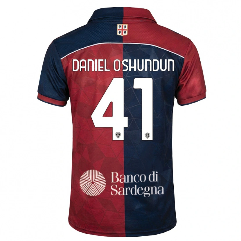 Danxen Herren Olasunkanmi Daniel Oshundun #41 Burgund Rot Königsblau Heimtrikot Trikot 2026/27 T-Shirt