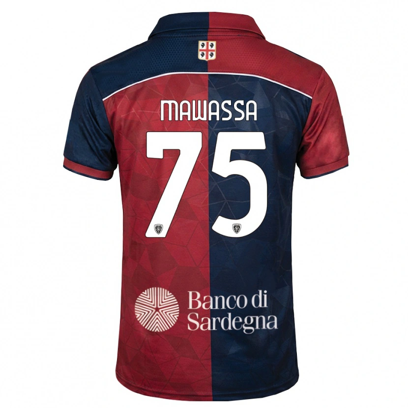 Danxen Herren Enoch Mawassa #75 Burgund Rot Königsblau Heimtrikot Trikot 2026/27 T-Shirt