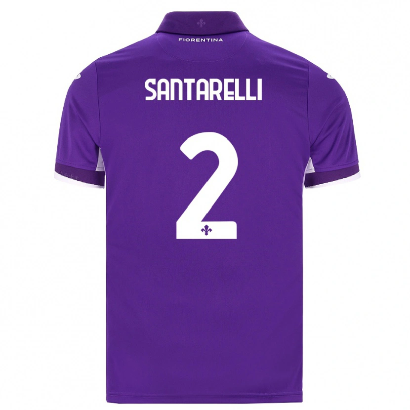 Danxen Herren Andrea Santarelli #2 Lila Weiß Pink Heimtrikot Trikot 2026/27 T-Shirt