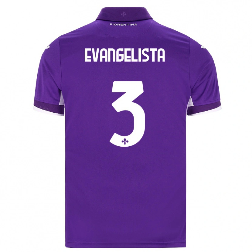 Danxen Herren Carlo Evangelista #3 Lila Weiß Pink Heimtrikot Trikot 2026/27 T-Shirt