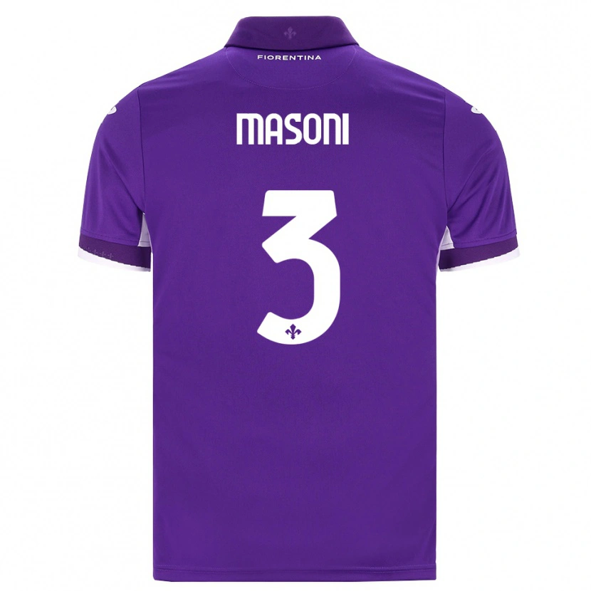 Danxen Herren Tommaso Masoni #3 Lila Weiß Pink Heimtrikot Trikot 2026/27 T-Shirt