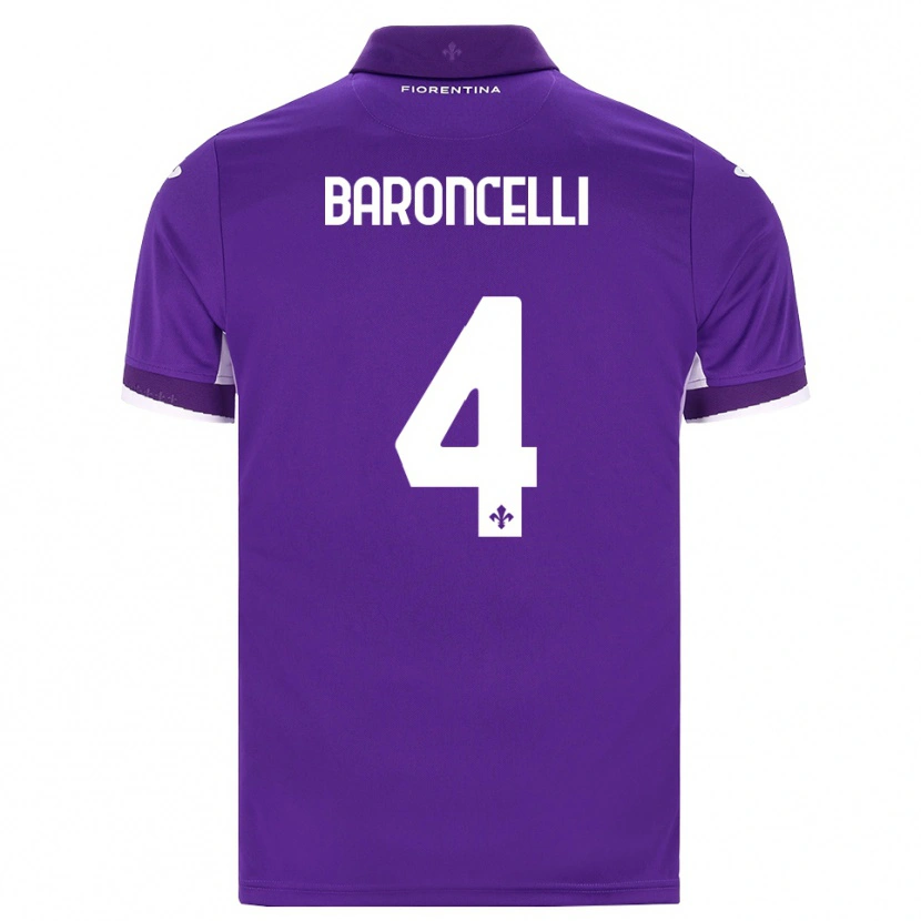Danxen Herren Leonardo Baroncelli #4 Lila Weiß Pink Heimtrikot Trikot 2026/27 T-Shirt