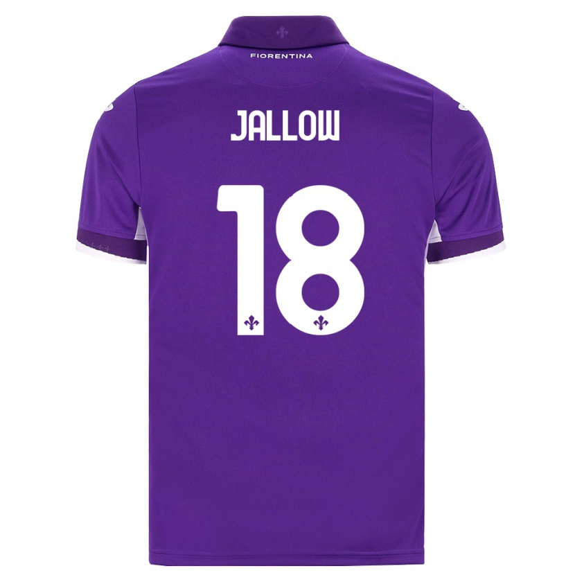 Danxen Herren Sulayman Jallow #18 Lila Weiß Pink Heimtrikot Trikot 2026/27 T-Shirt