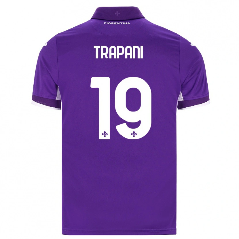 Danxen Herren Niccolò Trapani #19 Lila Weiß Pink Heimtrikot Trikot 2026/27 T-Shirt