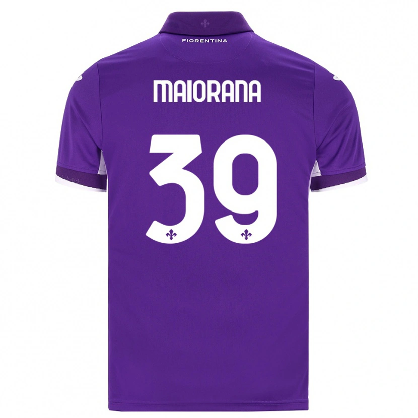 Danxen Herren Stefano Maiorana #39 Lila Weiß Pink Heimtrikot Trikot 2026/27 T-Shirt