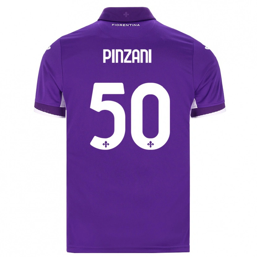 Danxen Herren Lorenzo Pinzani #50 Lila Weiß Pink Heimtrikot Trikot 2026/27 T-Shirt