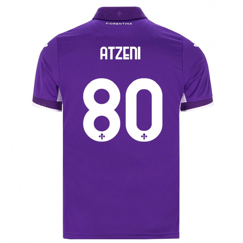 Danxen Herren Davide Atzeni #80 Lila Weiß Pink Heimtrikot Trikot 2026/27 T-Shirt