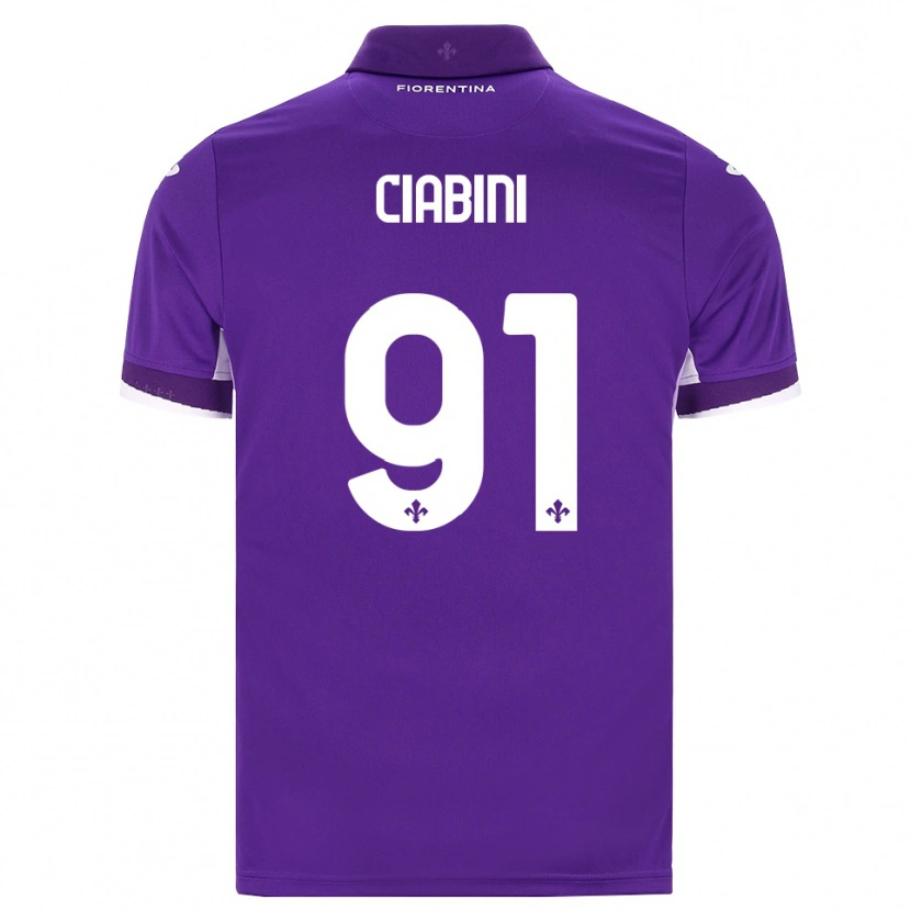 Danxen Herren Giulia Ciabini #91 Lila Weiß Pink Heimtrikot Trikot 2026/27 T-Shirt