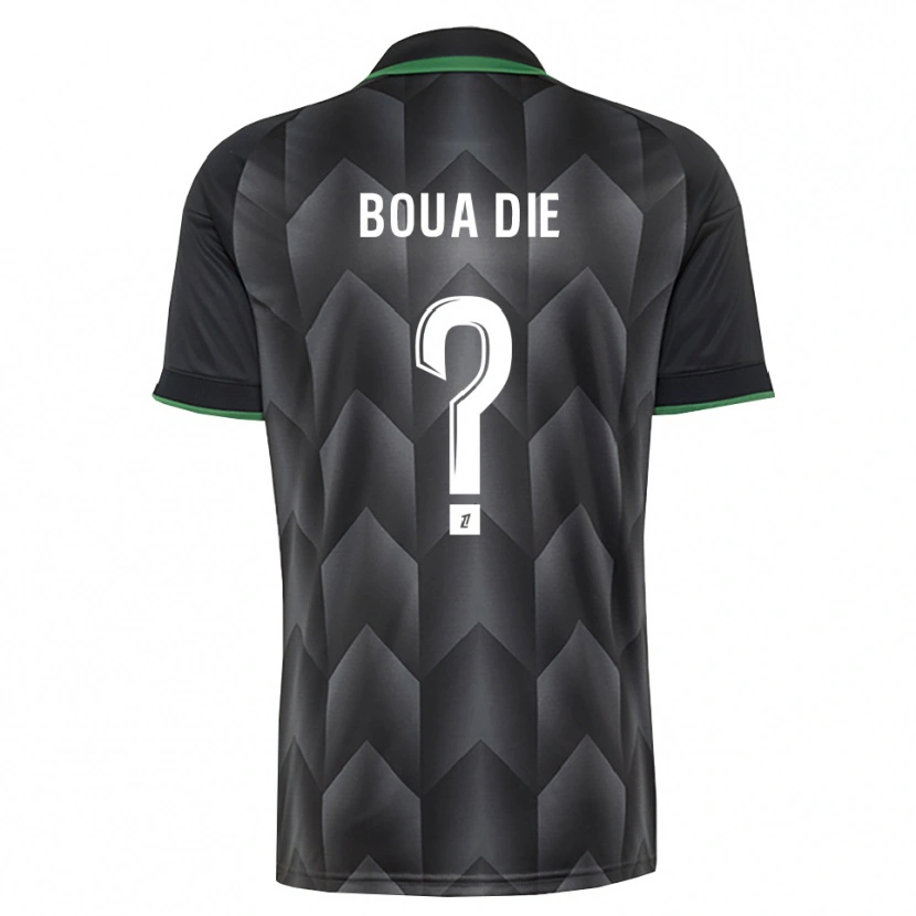 Danxen Herren Hervé Boua Dié #0 Schwarzgrün Auswärtstrikot Trikot 2026/27 T-Shirt