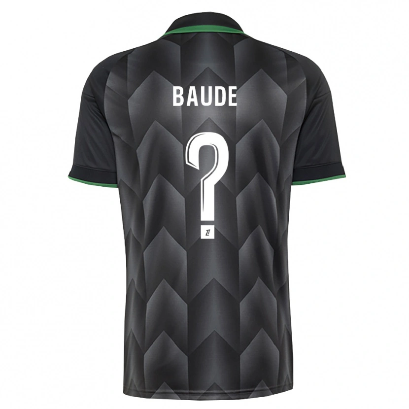 Danxen Herren Léo Baudé #0 Schwarzgrün Auswärtstrikot Trikot 2026/27 T-Shirt