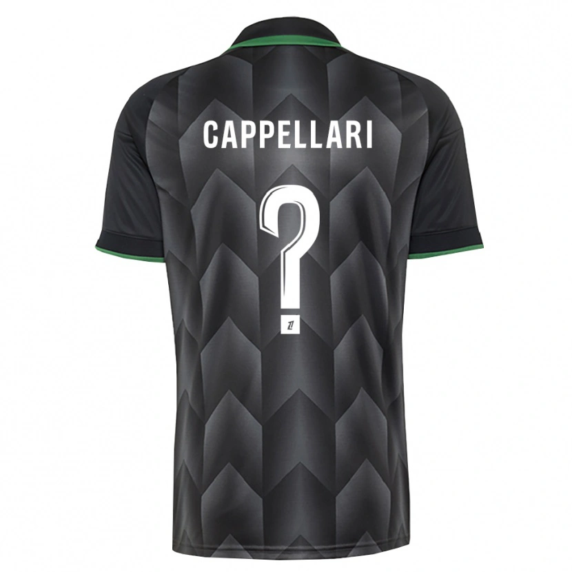 Danxen Herren Jihan Cappellari #0 Schwarzgrün Auswärtstrikot Trikot 2026/27 T-Shirt
