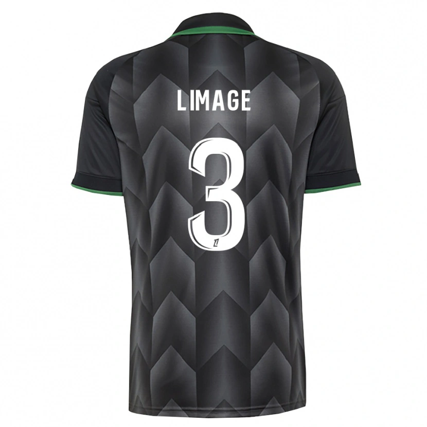 Danxen Herren Jennyfer Limage #3 Schwarzgrün Auswärtstrikot Trikot 2026/27 T-Shirt