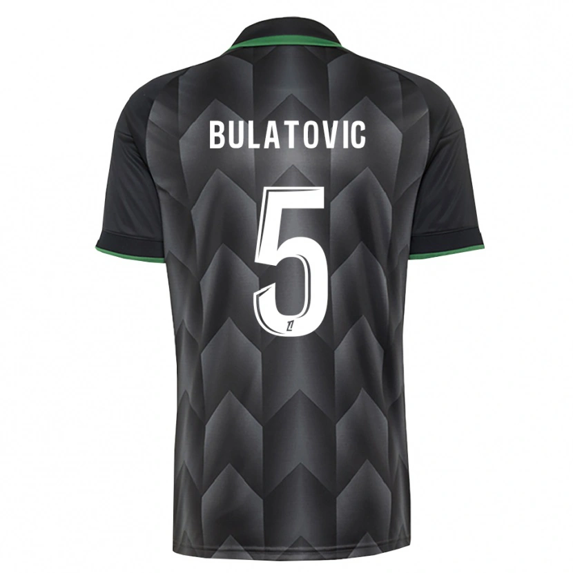 Danxen Herren Andrija Bulatovic #5 Schwarzgrün Auswärtstrikot Trikot 2026/27 T-Shirt