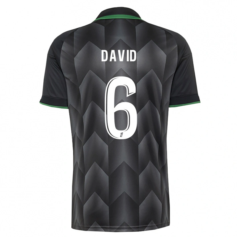 Danxen Herren Tess David #6 Schwarzgrün Auswärtstrikot Trikot 2026/27 T-Shirt