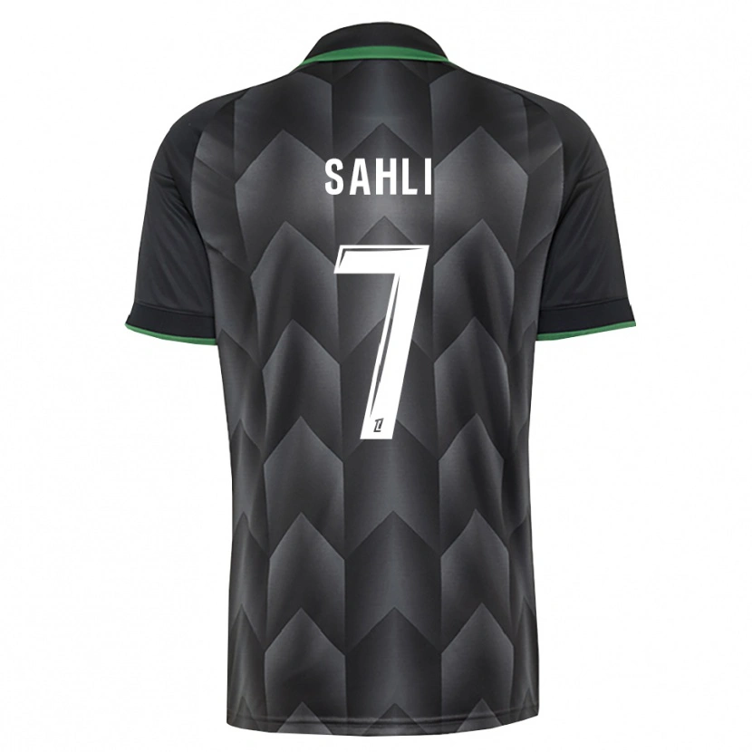 Danxen Herren Wael Sahli #7 Schwarzgrün Auswärtstrikot Trikot 2026/27 T-Shirt
