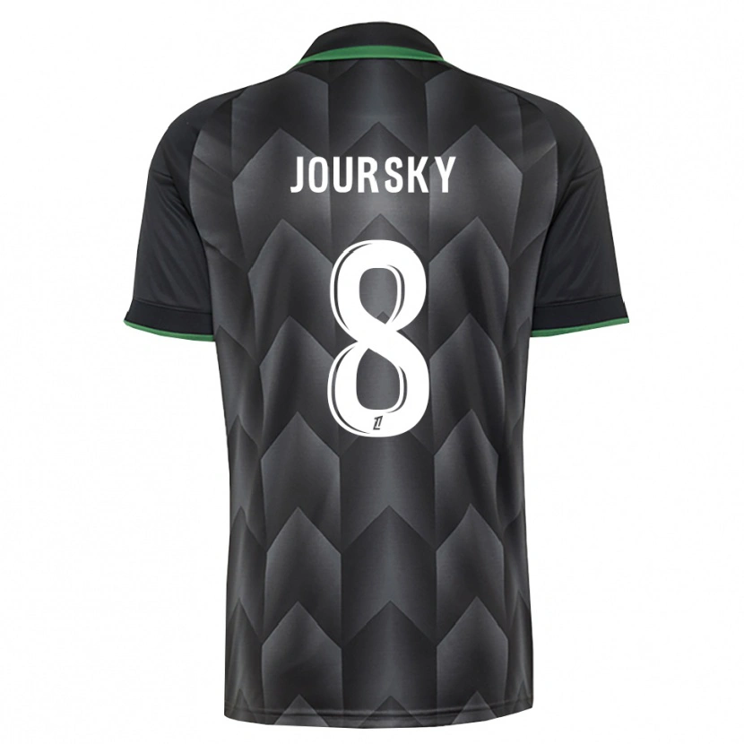 Danxen Herren Leopold Joursky #8 Schwarzgrün Auswärtstrikot Trikot 2026/27 T-Shirt