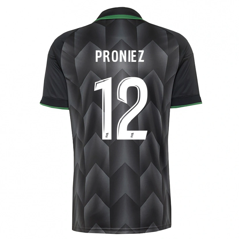 Danxen Herren Fany Proniez #12 Schwarzgrün Auswärtstrikot Trikot 2026/27 T-Shirt