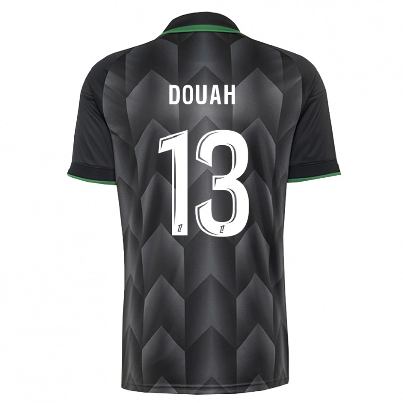 Danxen Herren Chemssedine Douah #13 Schwarzgrün Auswärtstrikot Trikot 2026/27 T-Shirt