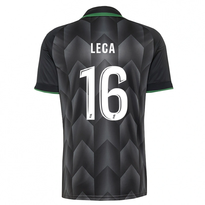 Danxen Herren Jean-Louis Leca #16 Schwarzgrün Auswärtstrikot Trikot 2026/27 T-Shirt