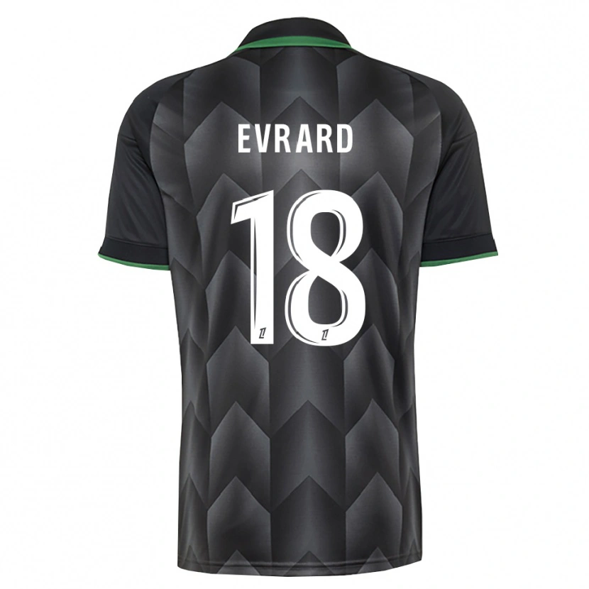 Danxen Herren Julia Evrard #18 Schwarzgrün Auswärtstrikot Trikot 2026/27 T-Shirt