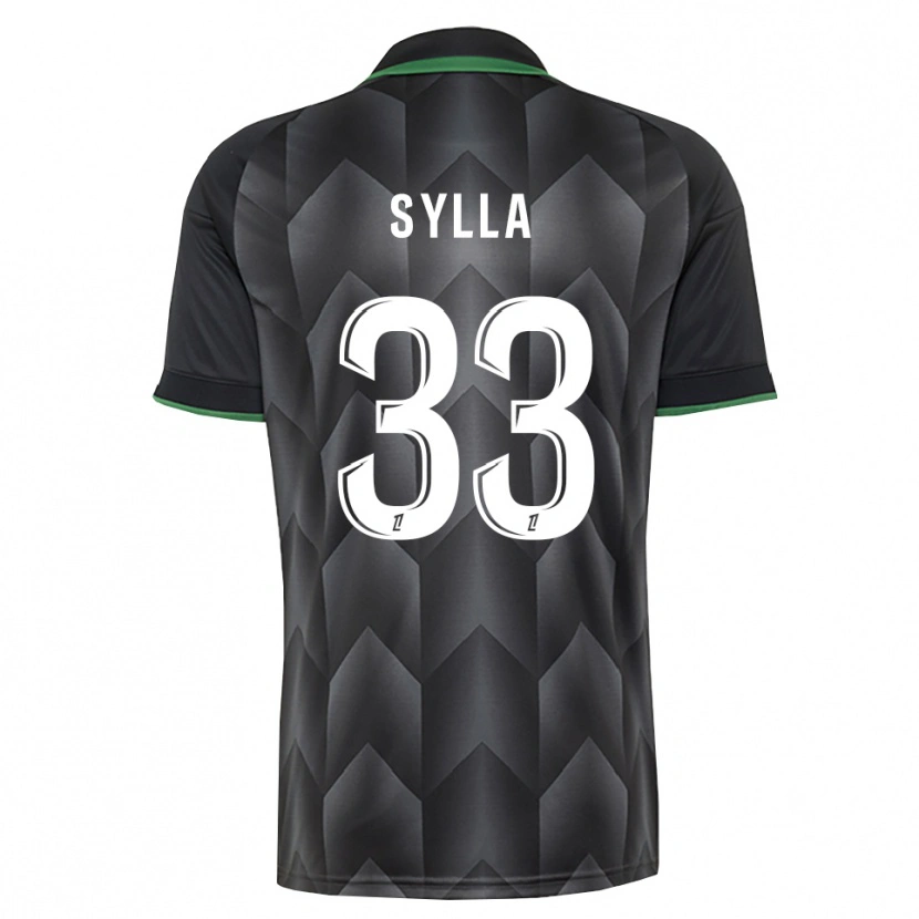 Danxen Herren Fodé Sylla #33 Schwarzgrün Auswärtstrikot Trikot 2026/27 T-Shirt