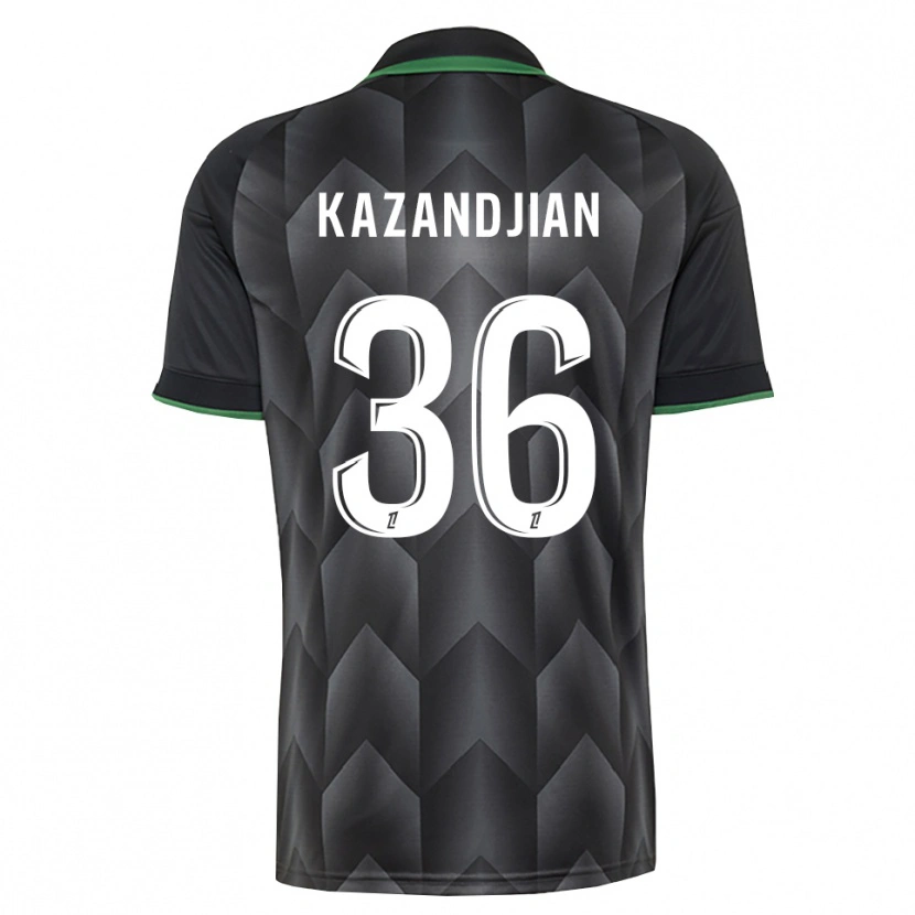 Danxen Herren Lara Kazandjian #36 Schwarzgrün Auswärtstrikot Trikot 2026/27 T-Shirt