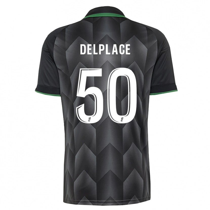Danxen Herren Adam Delplace #50 Schwarzgrün Auswärtstrikot Trikot 2026/27 T-Shirt