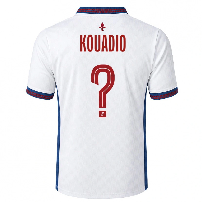 Danxen Herren Marc-Antoine Kouadio #0 Rot Weiß Blau Auswärtstrikot Trikot 2026/27 T-Shirt