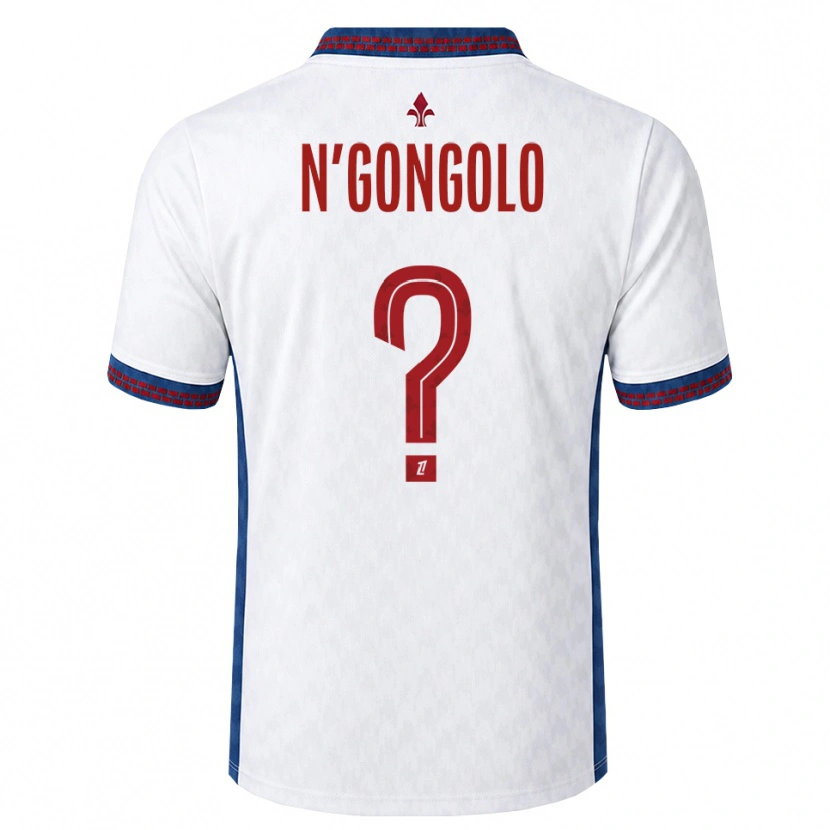 Danxen Herren Hoham N'gongolo #0 Rot Weiß Blau Auswärtstrikot Trikot 2026/27 T-Shirt