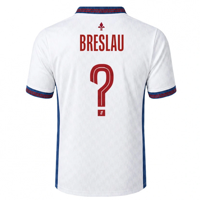 Danxen Herren Jessy Breslau #0 Rot Weiß Blau Auswärtstrikot Trikot 2026/27 T-Shirt