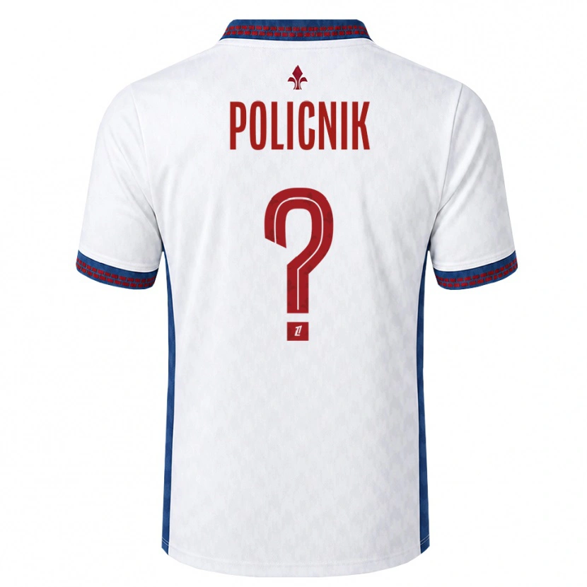 Danxen Herren Valéryane Policnik #0 Rot Weiß Blau Auswärtstrikot Trikot 2026/27 T-Shirt