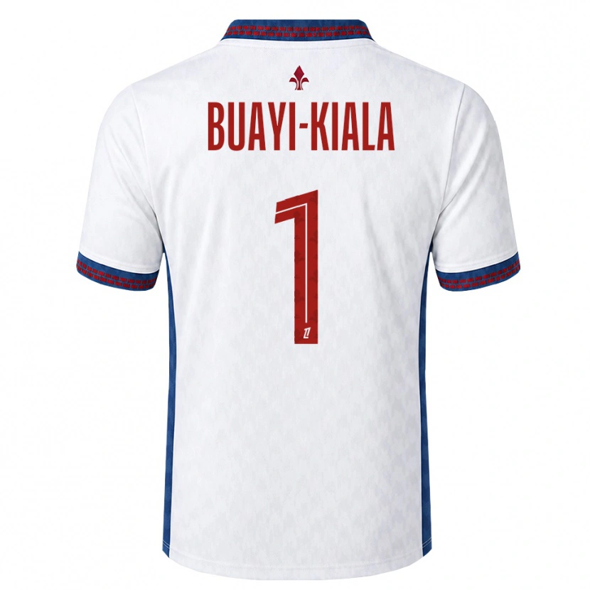Danxen Herren Israël Buayi-Kiala #1 Rot Weiß Blau Auswärtstrikot Trikot 2026/27 T-Shirt
