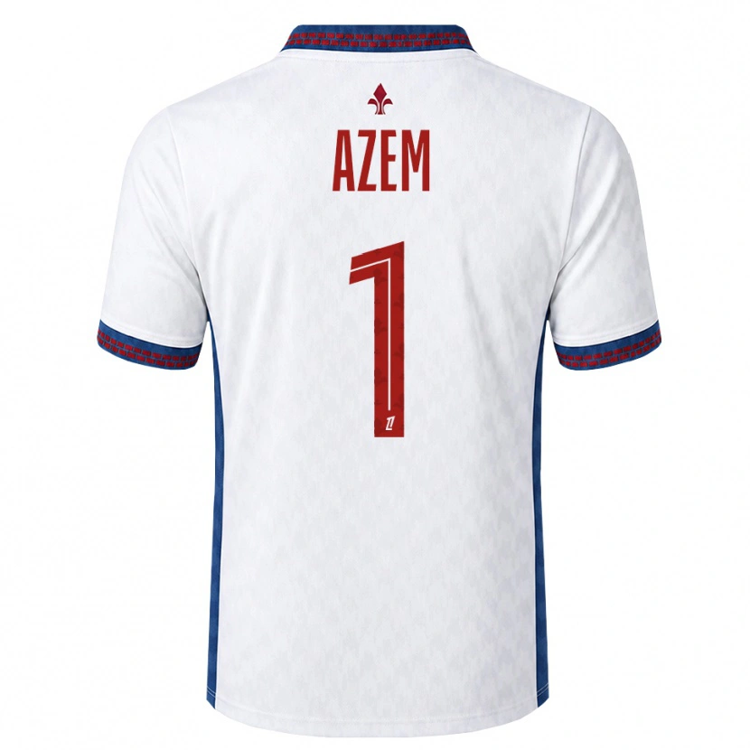 Danxen Herren Floriane Azem #1 Rot Weiß Blau Auswärtstrikot Trikot 2026/27 T-Shirt