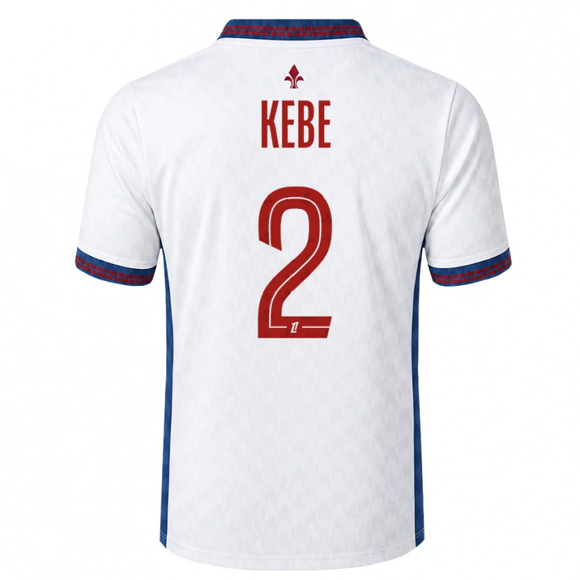 Danxen Herren Hamadi Kebe #2 Rot Weiß Blau Auswärtstrikot Trikot 2026/27 T-Shirt