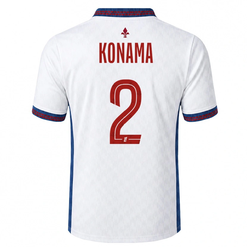 Danxen Herren Owen Konama #2 Rot Weiß Blau Auswärtstrikot Trikot 2026/27 T-Shirt