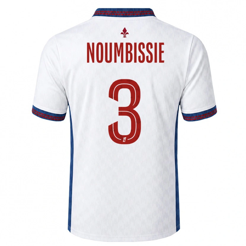 Danxen Herren Stéphane Noumbissie #3 Rot Weiß Blau Auswärtstrikot Trikot 2026/27 T-Shirt