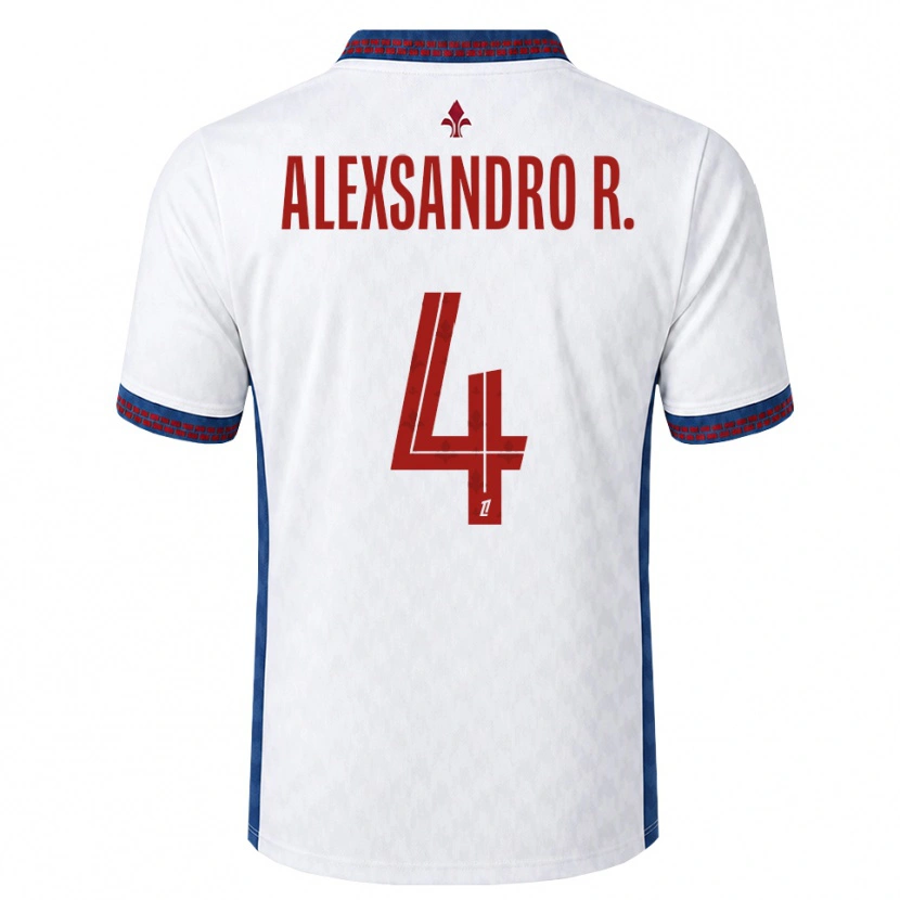 Danxen Herren Alexsandro Victor De Souza Ribeiro #4 Rot Weiß Blau Auswärtstrikot Trikot 2026/27 T-Shirt