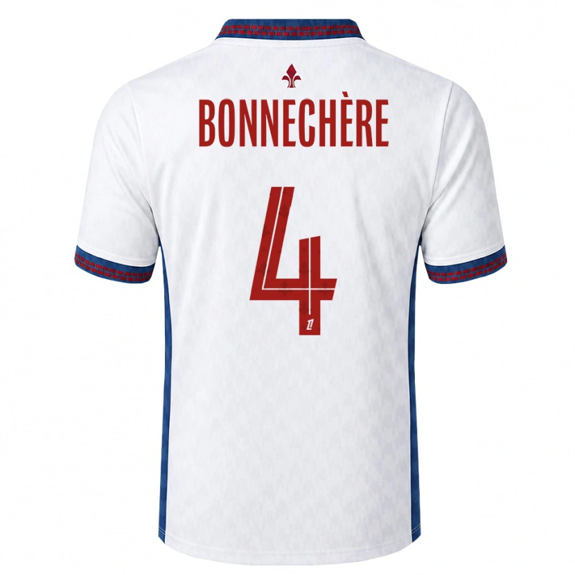 Danxen Herren Victor Bonnechère #4 Rot Weiß Blau Auswärtstrikot Trikot 2026/27 T-Shirt