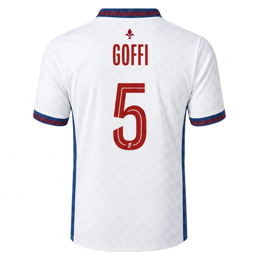 Danxen Herren Maxima Goffi #5 Rot Weiß Blau Auswärtstrikot Trikot 2026/27 T-Shirt