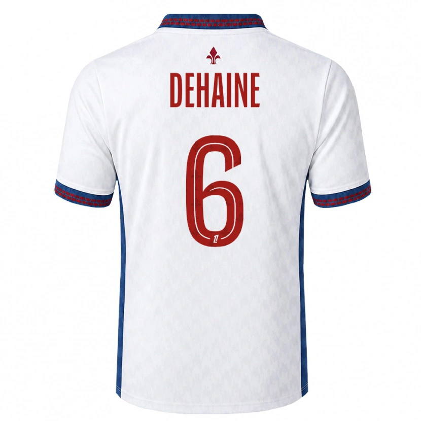 Danxen Herren Axel Dehaine #6 Rot Weiß Blau Auswärtstrikot Trikot 2026/27 T-Shirt