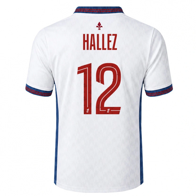 Danxen Herren Alexis Hallez #12 Rot Weiß Blau Auswärtstrikot Trikot 2026/27 T-Shirt
