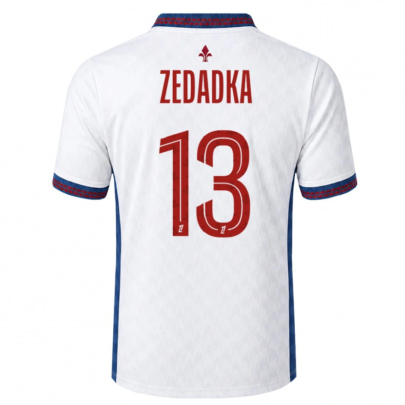 Danxen Herren Akim Zedadka #13 Rot Weiß Blau Auswärtstrikot Trikot 2026/27 T-Shirt