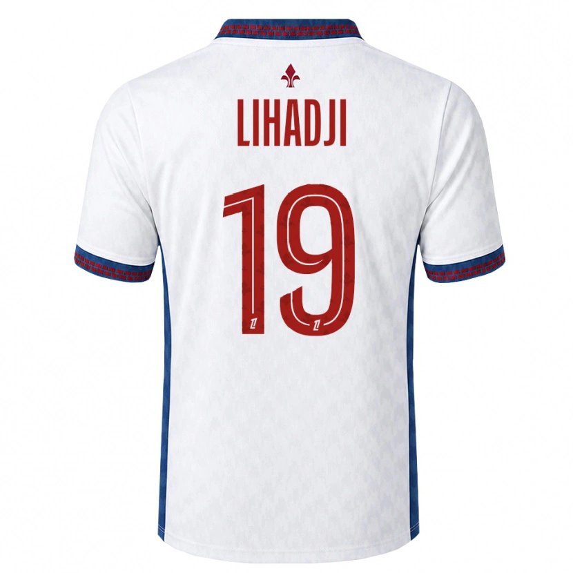 Danxen Herren Isaac Lihadji #19 Rot Weiß Blau Auswärtstrikot Trikot 2026/27 T-Shirt