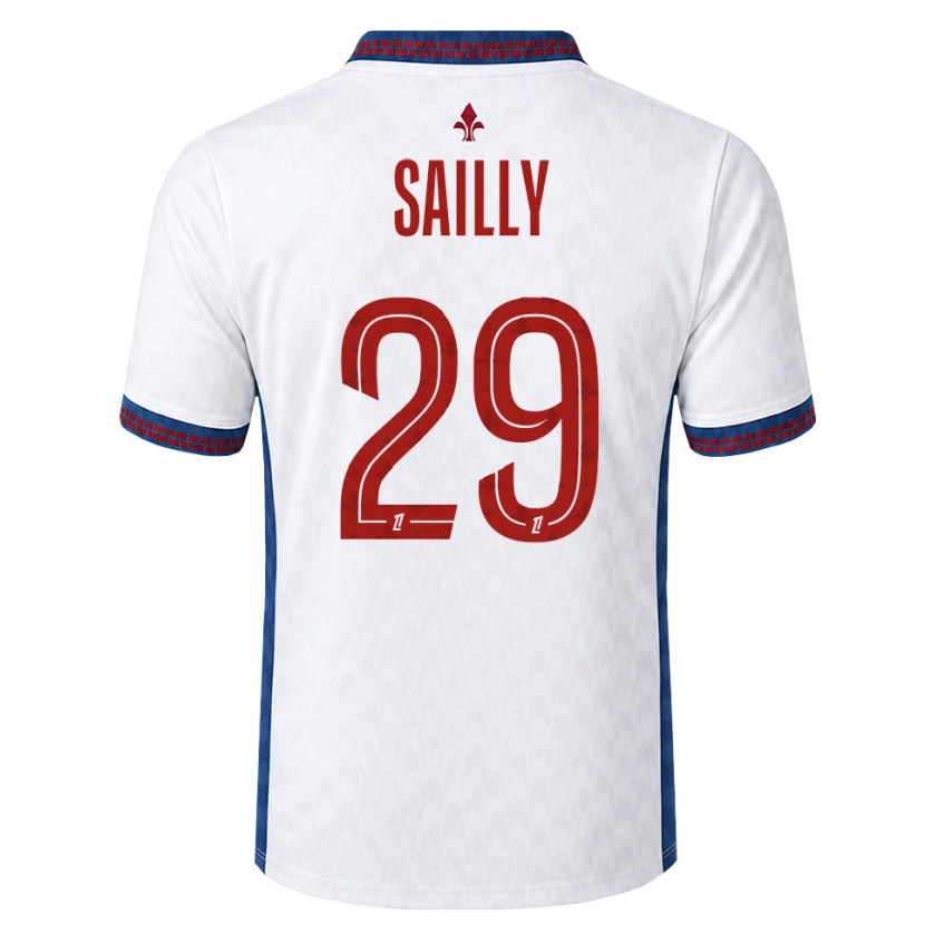 Danxen Herren Charlotte Sailly #29 Rot Weiß Blau Auswärtstrikot Trikot 2026/27 T-Shirt