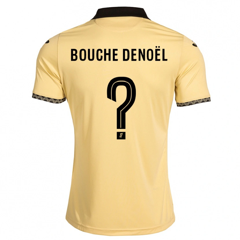 Danxen Herren Max Bouche Denoël #0 Navajoweiß Schwarz Auswärtstrikot Trikot 2026/27 T-Shirt